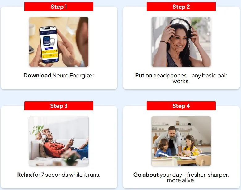 neuro energizer  Steps